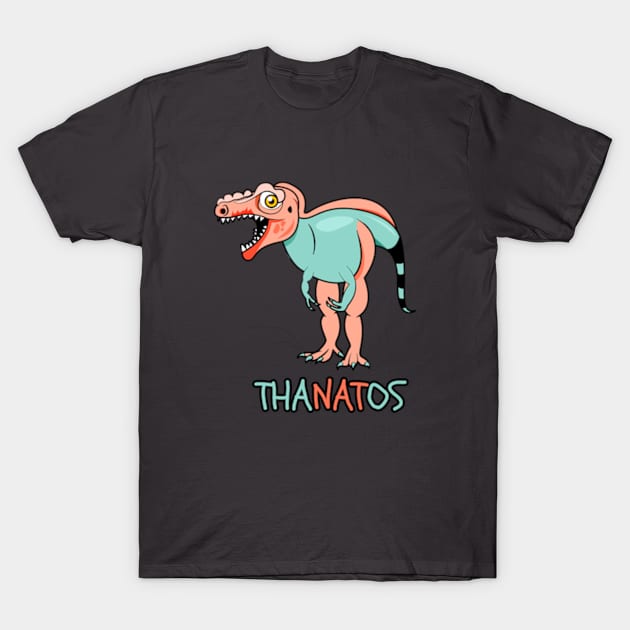 Thanatos Dinosaur T-Shirt by ruthparkart